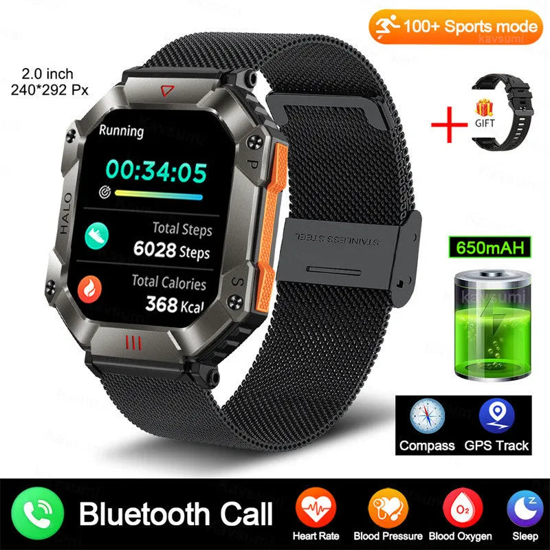 Android smart watch for women with GPS, Bluetooth calling, on wrist with resin dial and titanium case.