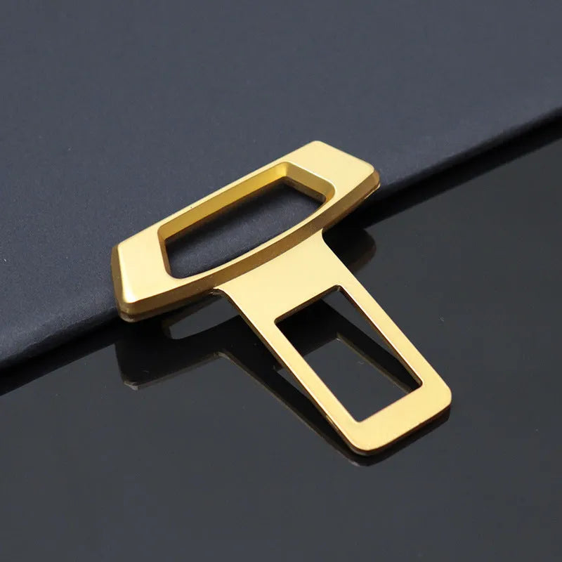 Metal car interior silencer insert showing matte black, gold and silver colour options