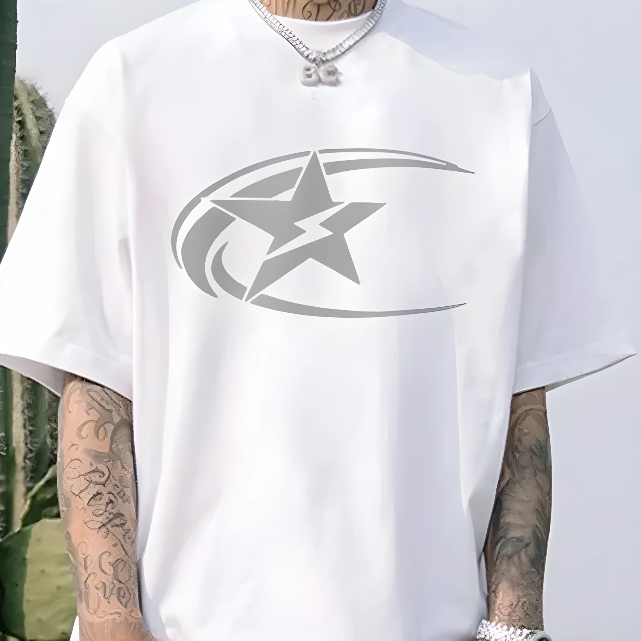 Men's pure cotton Japanese retro style t-shirt in solid colours showing sizing from XS to XXL