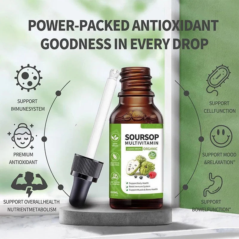 Annona Prickly Fruit flavoured edible lubricant in 60ml bottle with care drops applicator