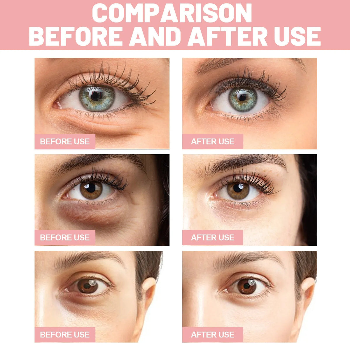 60 anti-wrinkle eye bag care patches with retinol and peptides for under-eye treatment