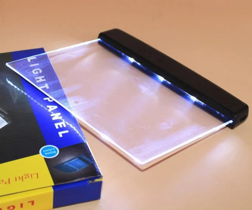 Flat-panel night vision reading lamp white style A compact household size