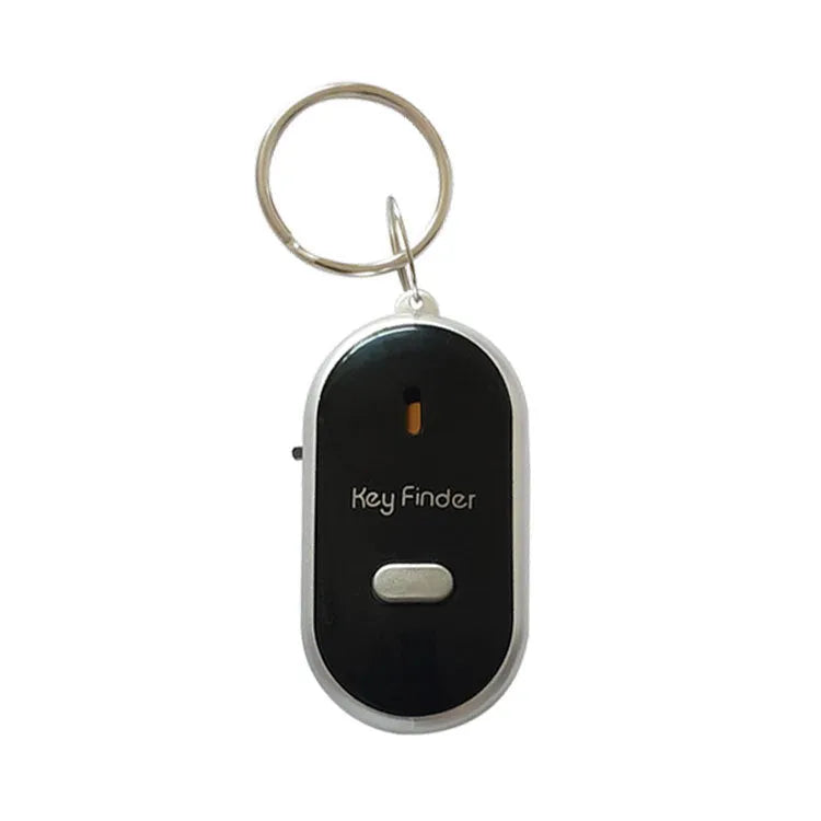 Oval acrylic plastic pendant key finder in red, blue, white, black, and orange colours with voice control anti-lost device.