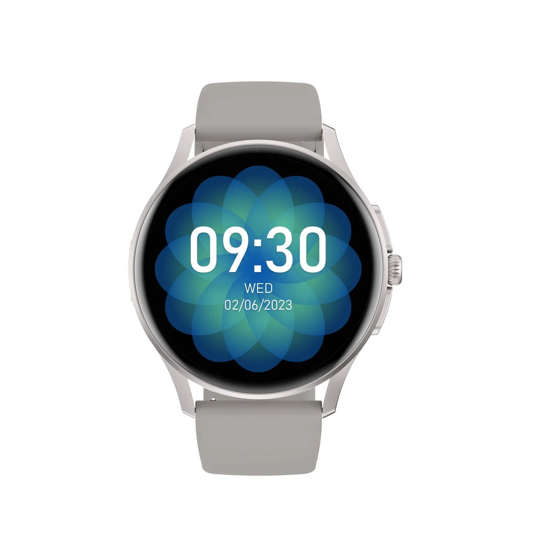 Non-invasive blood glucose detection smart watch with heart rate and blood pressure monitoring, IPS screen, black colour, on wrist