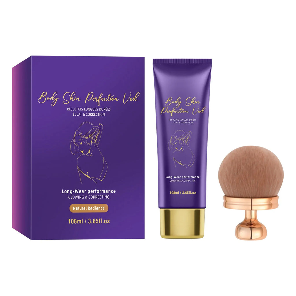 108ml daily facial skin colour cream with brush, available in Deep, Golden, Natural and Warm shades