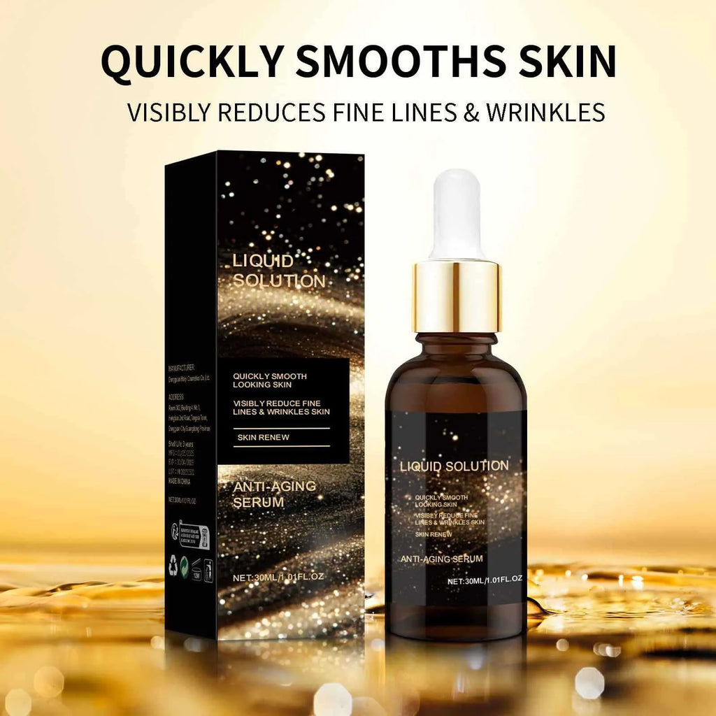 30ml facial moisturising solution bottle with hyaluronic acid and glycerin