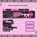Sublimation printed cartoon pig party theme mechanical keyboard keycap set with 138-142 keys