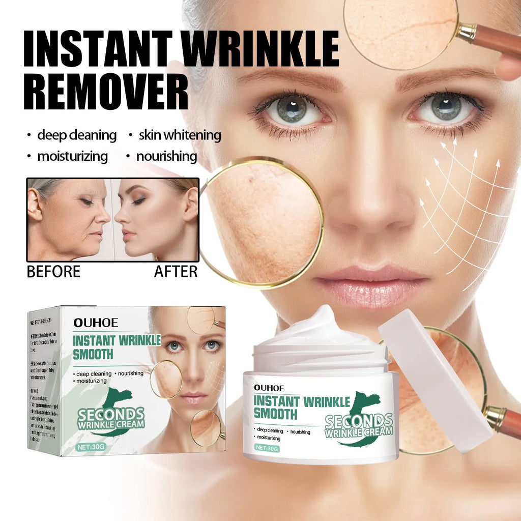 30g anti-wrinkle face cream jar for hydration and wrinkle reduction