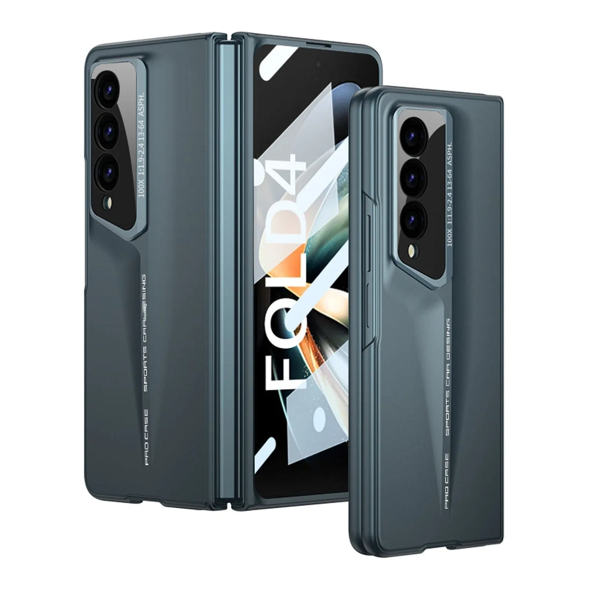 Zfol4 folding blade phone case hard case for Samsung Fold4 frosted PC anti-fall design black colour