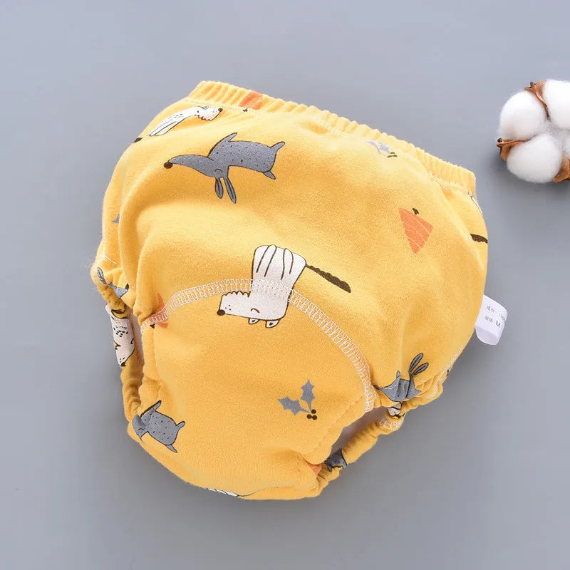 Pure cotton baby training pants, 6-layer gauze, washable diaper cover for potty training