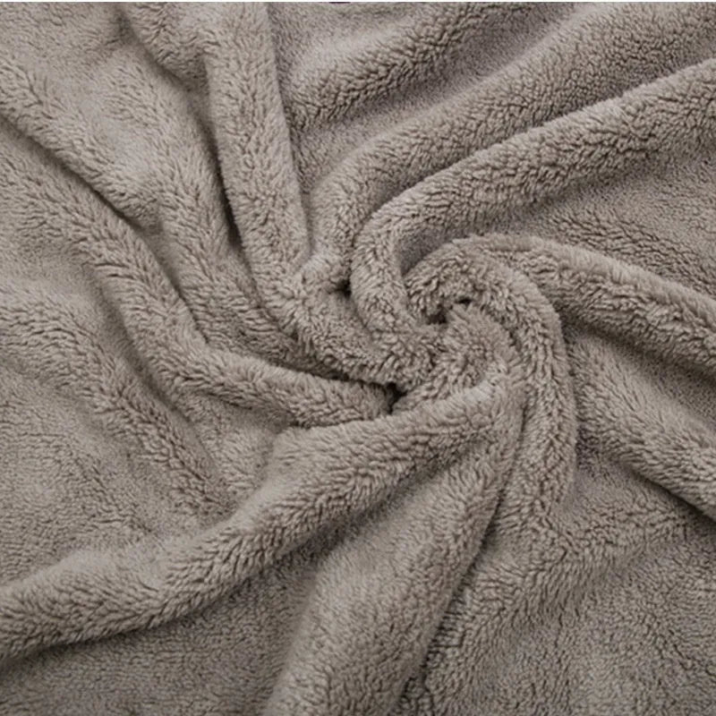 Microfiber car wash drying towel shown in three size options for vehicle drying
