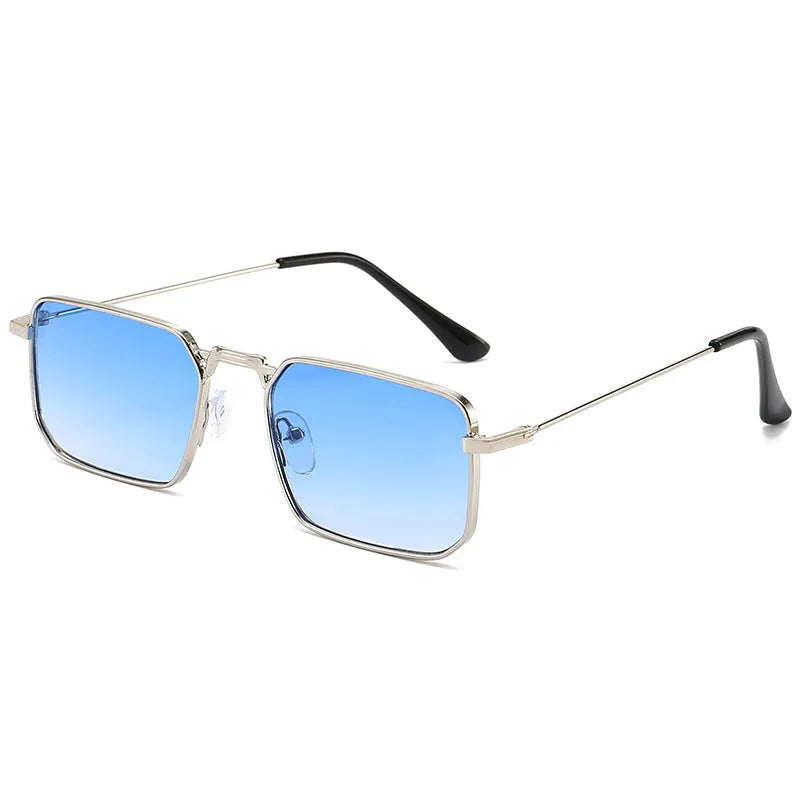 Square frame men's sunglasses with steampunk styling in multiple colour options