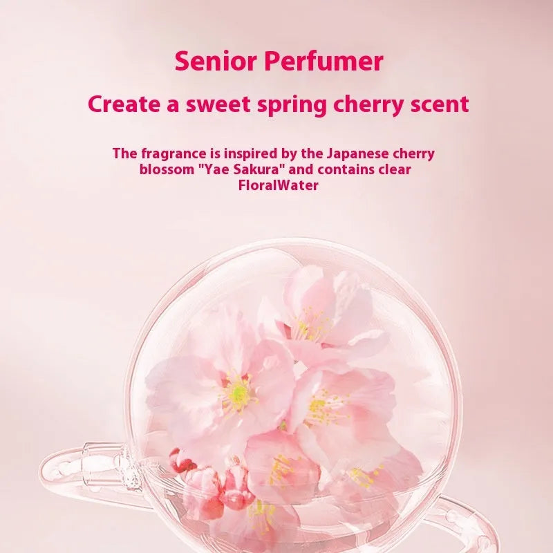 Sakura shampoo, hair conditioner and shower gel three-product set in 500ml bottles