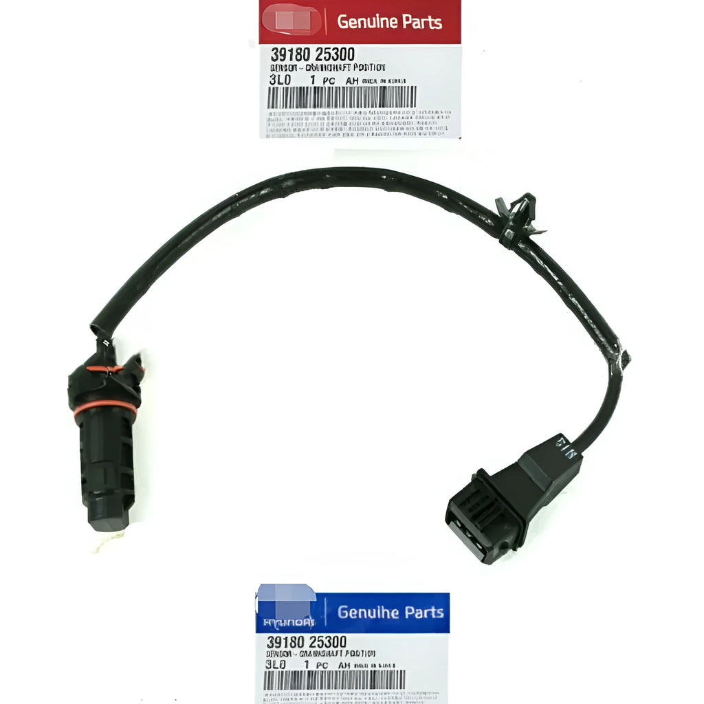 Hyundai Kia crankshaft position sensor with rubber and metal construction