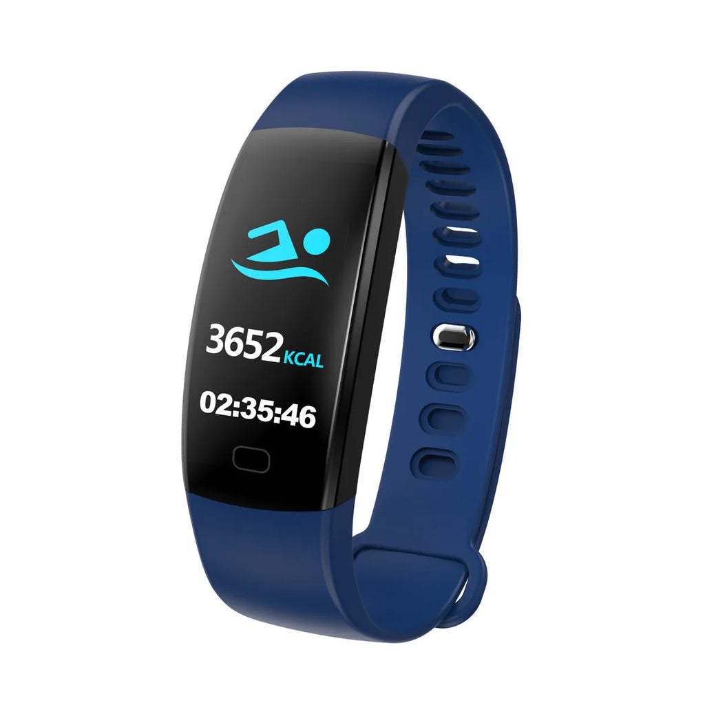 F64 Smart Bracelet Sports Bluetooth Watch in blue, black, pink, red or purple, 43.5 x 20.5 x 11.5mm, touch screen, USB 3.0, 90 mAh.