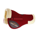 Wool riding saddle pad for equestrian and cycling waist protection in four colour options