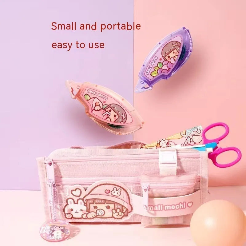 Dotting glue dispenser in a choice of peach, lemon, blueberry, butter, or grape juice colours.