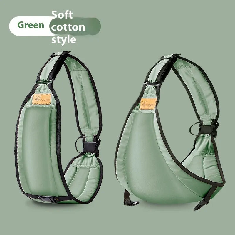 Cloth baby waist stool carrier in black, green, grey, or pink for children 1-48 months with 25kg capacity