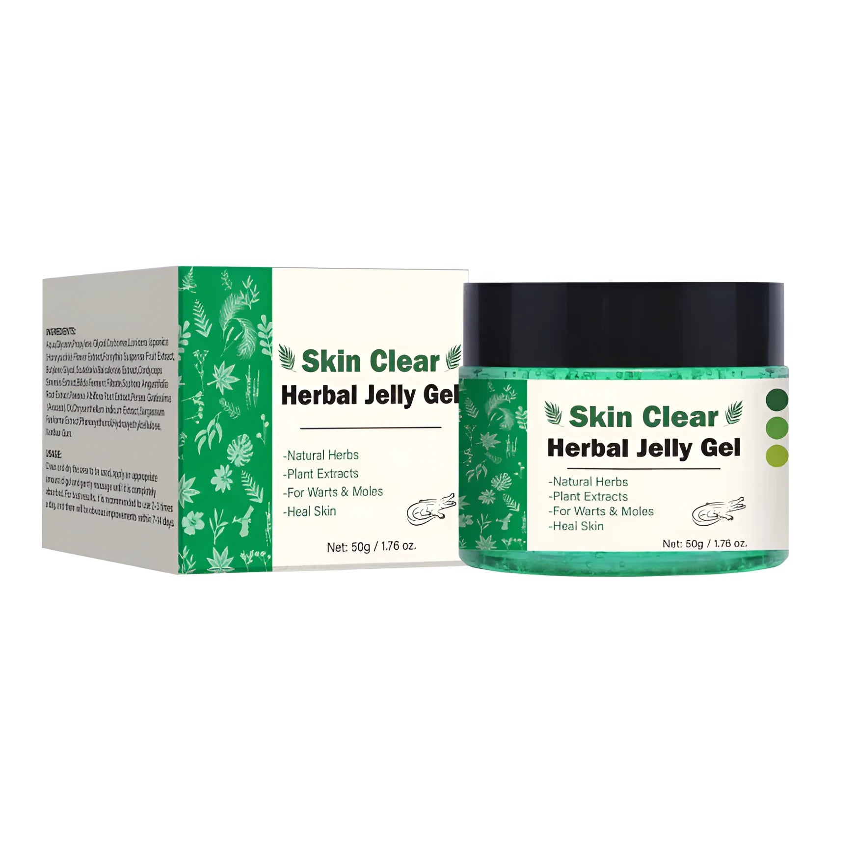 50g clear herbal gel in FP-B012 packaging for body care appliances