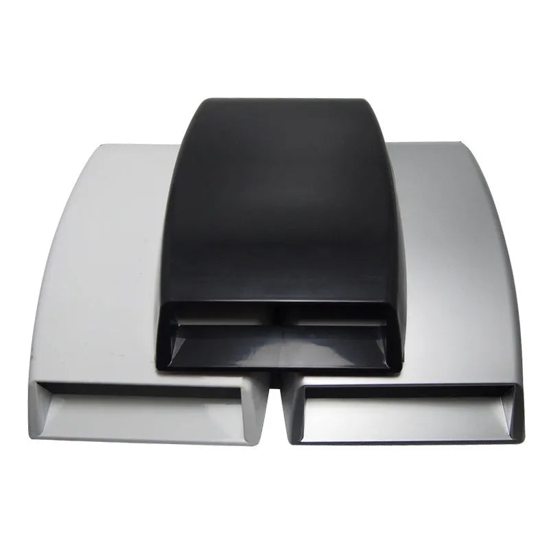 ABS plastic car decoration simulation vent in black, silver, or white with 260mm length