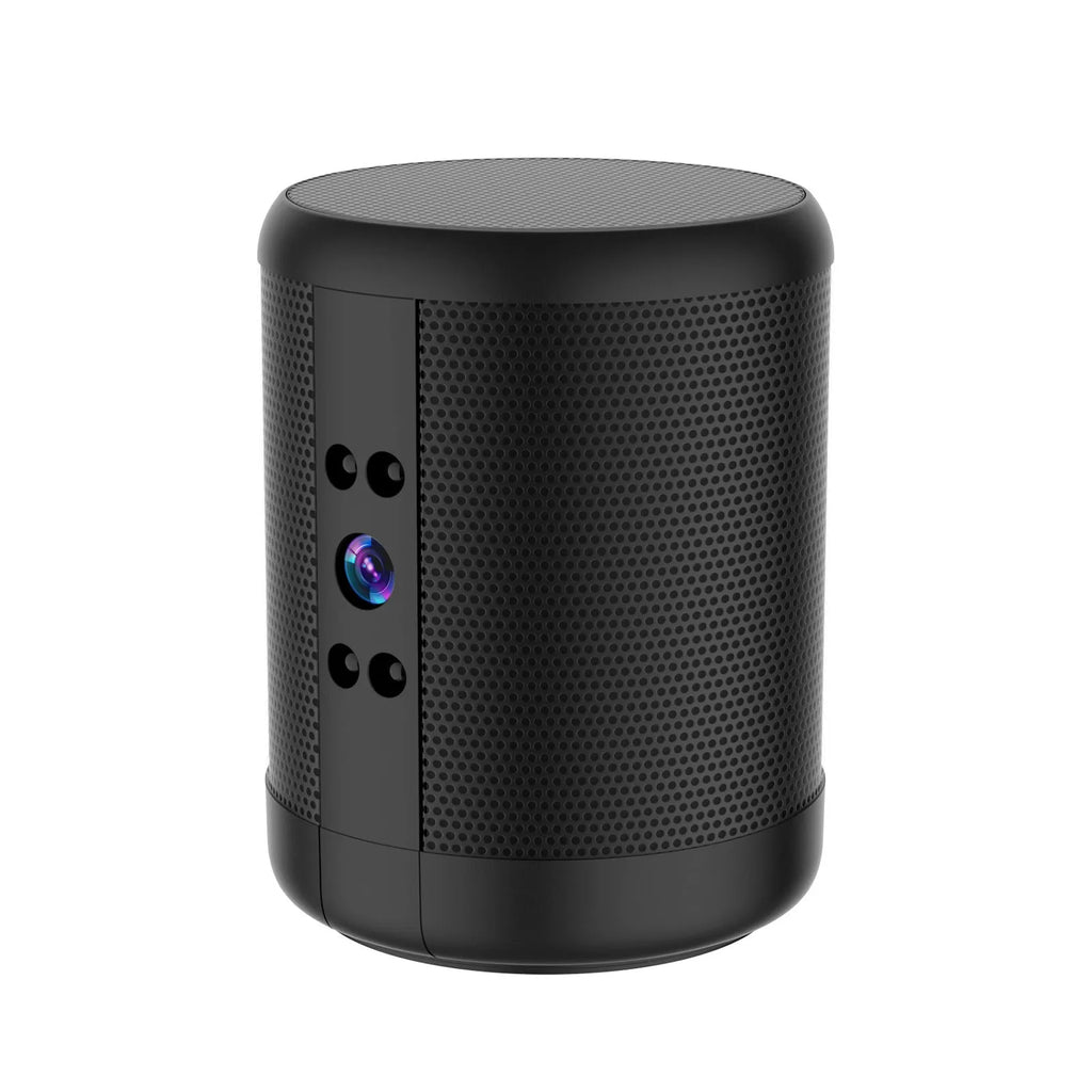 Black HD Z25 smart surveillance camera with dual voice conversation and night vision for indoor use