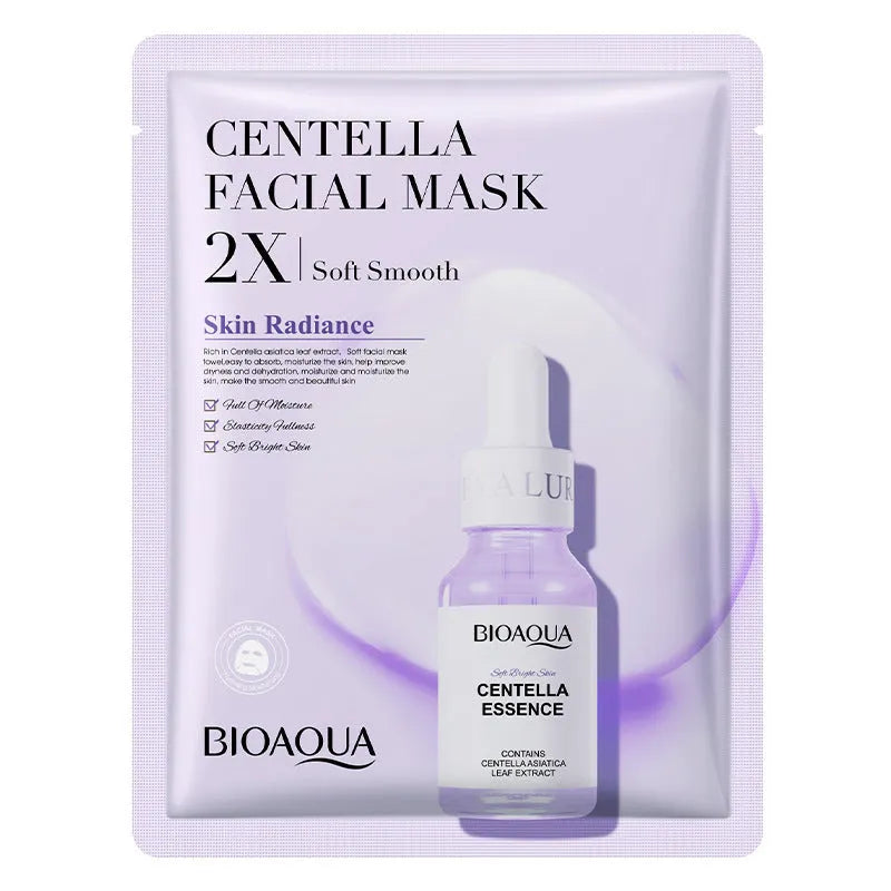 Collagen face mask sheet with hyaluronic acid gel formula in 30g pack