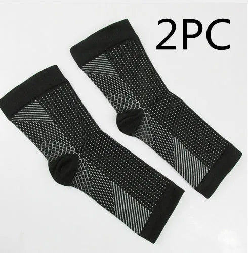 Compression foot sleeve for men women anti fatigue ankle support breathable nylon moisture wicking