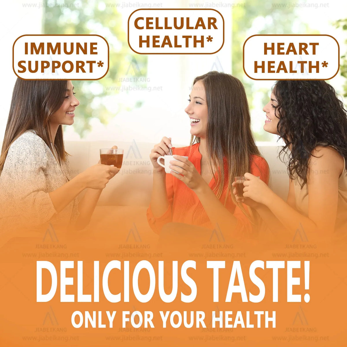 Bottle of 60 zinc CoQ10 omega-3 vitamin B3 gummies for adult heart blood health and immune support