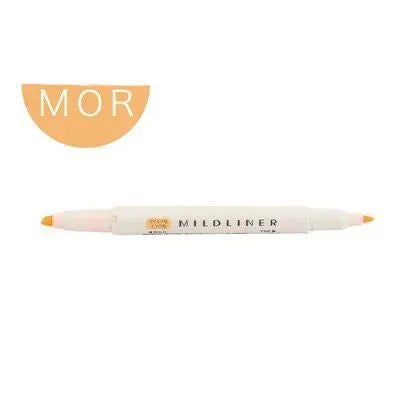 Double-headed non-erasable colour marker pen with water-based ink in 15 colours including fluorescent