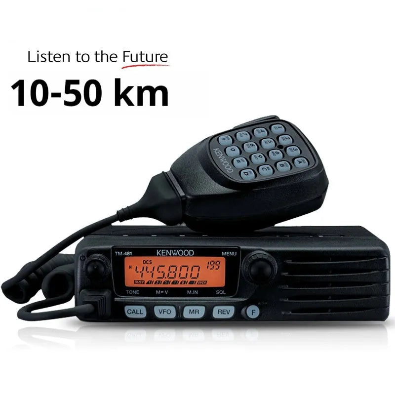 Jianwu TM-481 vehicular transceiver marine VHF radio complete with hand microphone and antenna