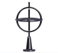 Self balanced metal finger gyroscope with carved pattern and vacuum-plated shine, available in black or colourful