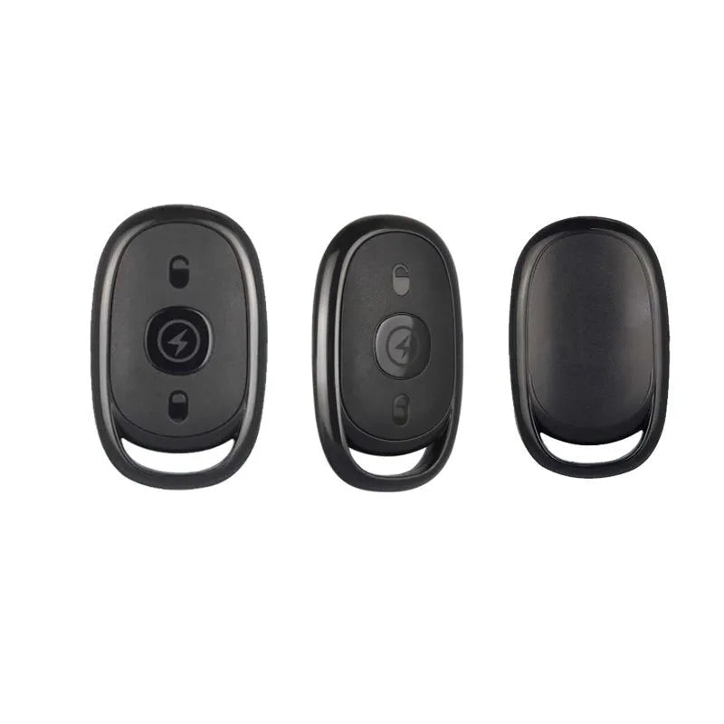 Compact black ABS wireless copy remote control with buttons for electric car gates.