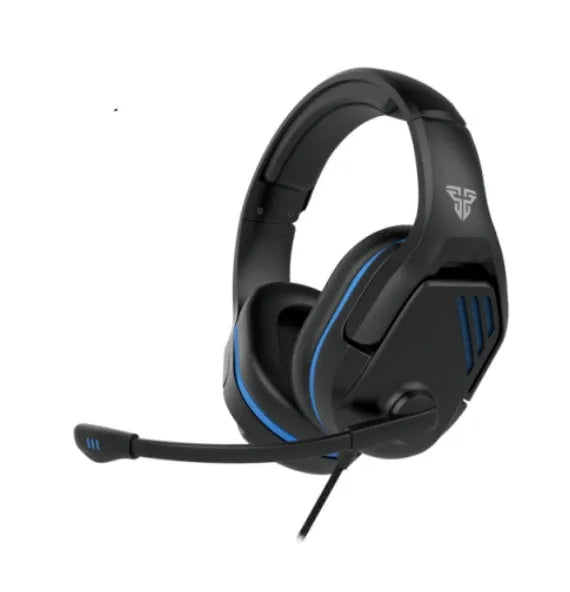 MH86 black and white gaming headset with built-in microphone and 50mm drivers for esports
