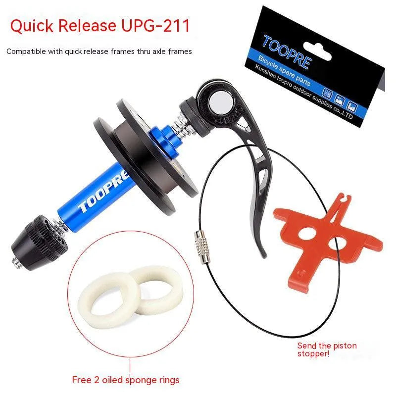Aluminium bicycle chain cleaning tool with holding mechanism and tension gauge