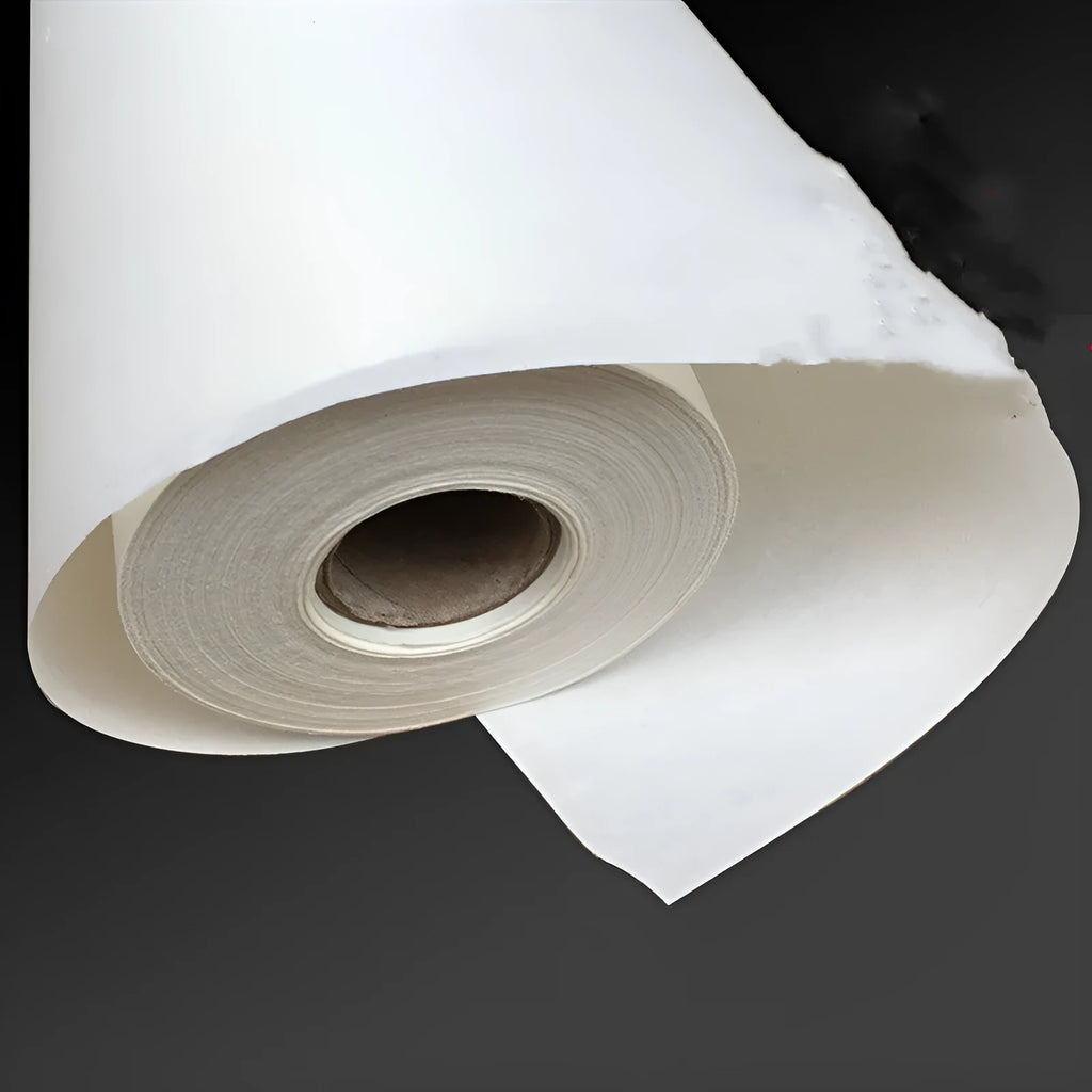 Roll of microjet printable coated rice paper for ancient painting reproduction, 50m length, multiple widths