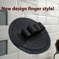 Rubber finger bath scrubber gadget for women in round cake design