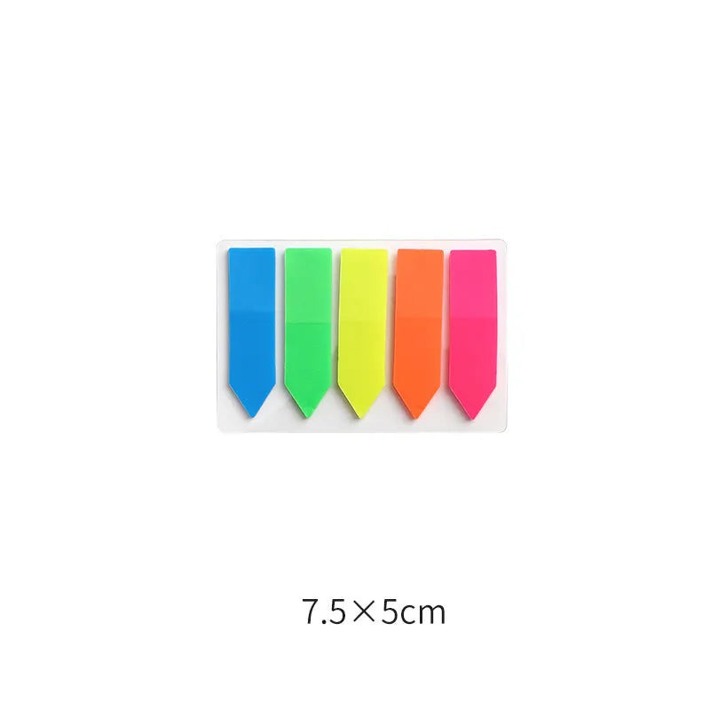 Assortment of paper adhesive stickers, labels, A6 rulers, and sticky notes in various colours and grid layouts.