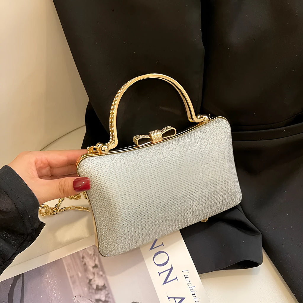 Women's felt shoulder messenger bag, horizontal square, 20cm wide, 13cm high, 7cm thick, single 112cm strap, four colours.
