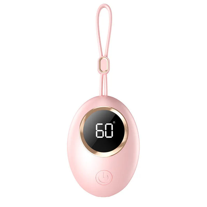 USB digital hand warmer heating pad in chosen colour with display.