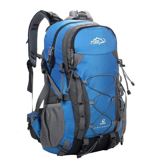 Polyester leisure backpack in green colour with 20-35 litre capacity for outdoor activities