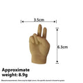 Stretchable mini trim cat teaser toy with TPR finger cot design and multiple colour options