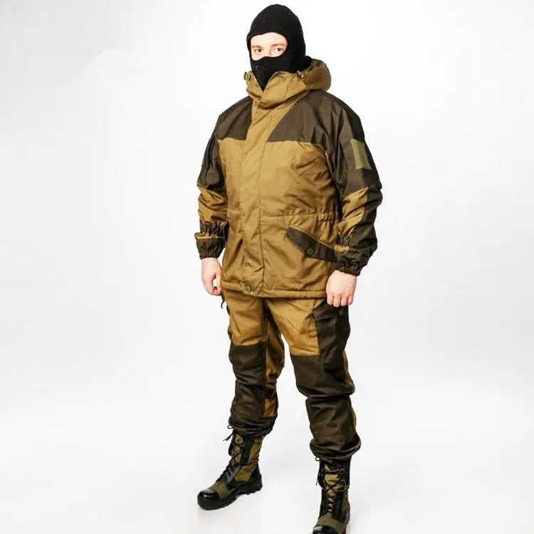 Special Forces Mountain Battle Suit tactical jacket and trousers set in a cotton blend fabric.