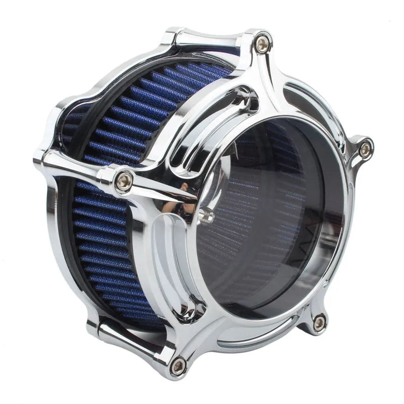 MP09-JJL aluminium air filter retrofitting accessory in multiple colour options including black, white, red, and blue variations
