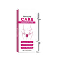 3 gram container of female intimate care gel with artemisia argyi, witch hazel and tea tree oil
