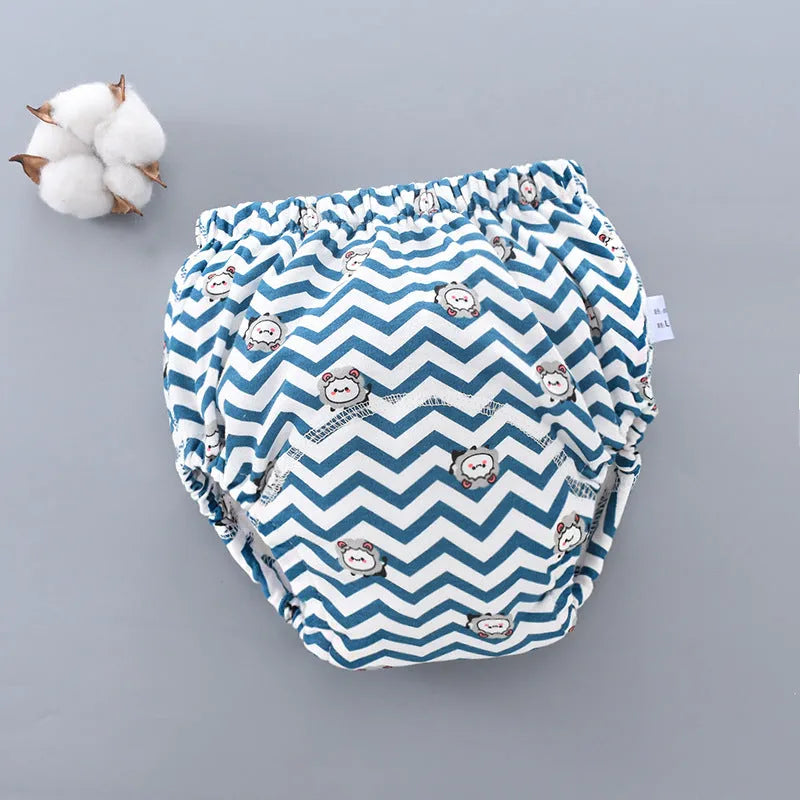 Pure cotton baby training pants, 6-layer gauze, washable diaper cover for potty training