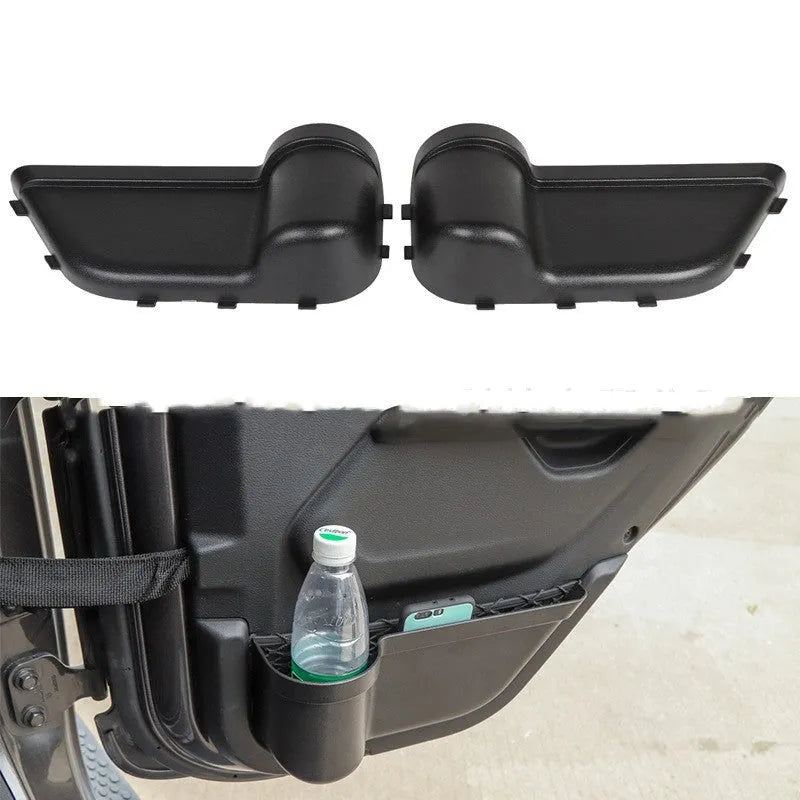 Black ABS car door storage box for Jeep Wrangler JK and JL models 2011-2020