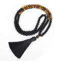 Tiger eye stone tassel chain with 81cm adjustable length for bracelet or necklace wear