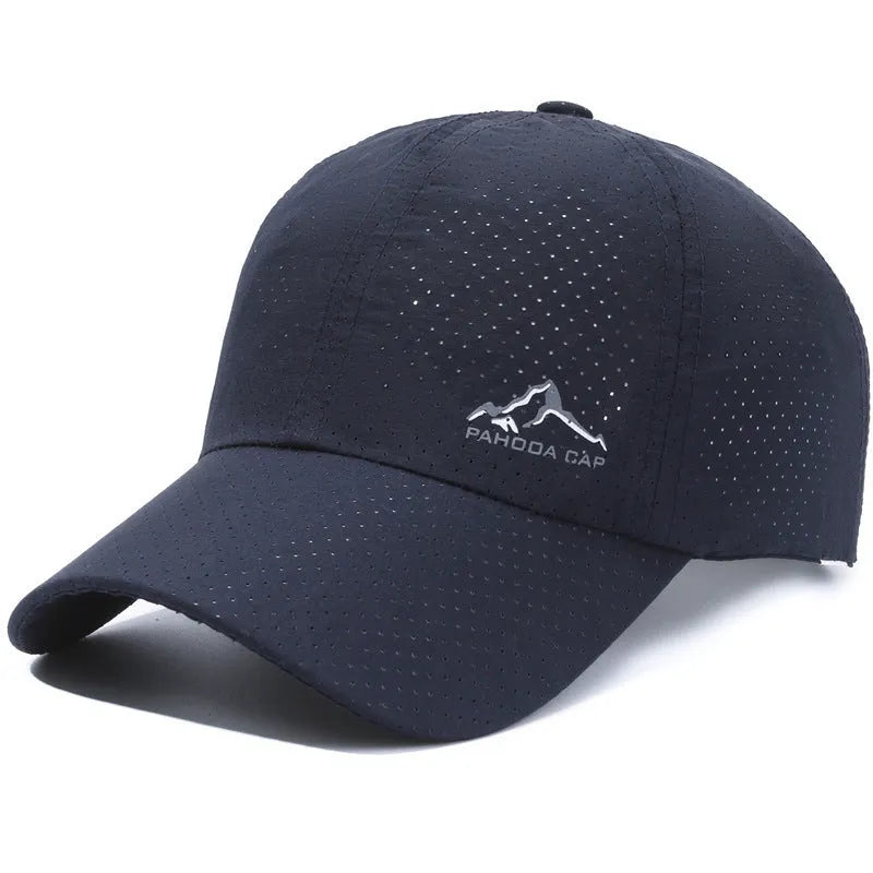 Korean style adjustable baseball cap in Army Green colour with dome crown for summer sun protection.