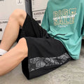 Men's casual sports shorts in pink, black or white, cotton-blend non-iron, sizes M to 4XL