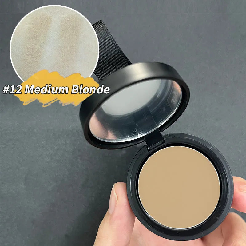 Hairline powder cosmetic product with 14 colour classifications for shadow repair and skin colour improvement